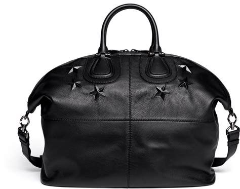 givenchy nightingale leather holdall bag|Givenchy star clutch bag.